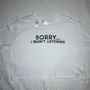 Urban Planet Graphic Crop Tee